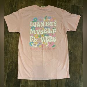 Simply Southern floral graphic t shirt